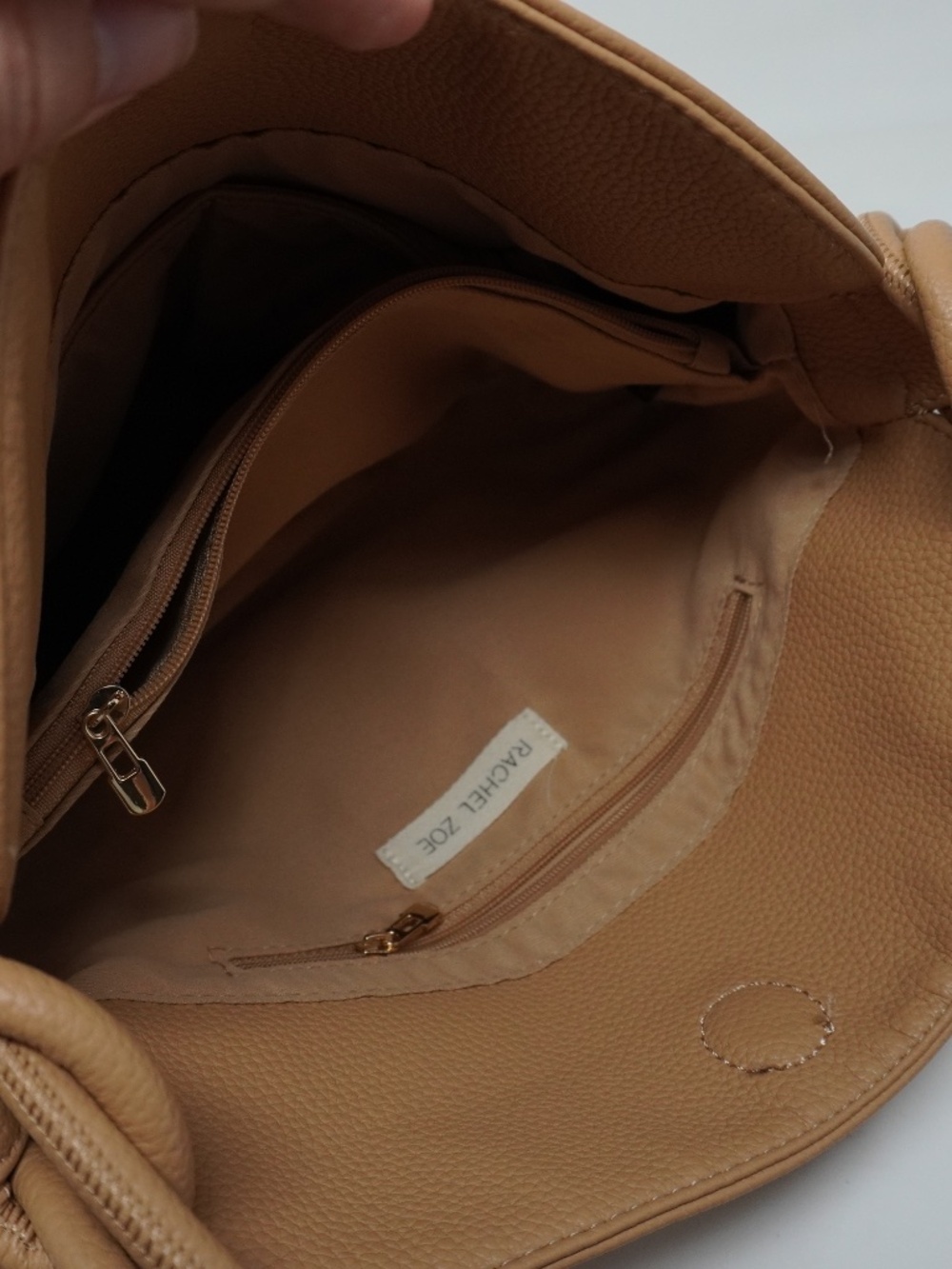 Rachel Zoe Cute Tan - Fauz Leather Shoulder & Crossbody Bag - Picture 5 of 5